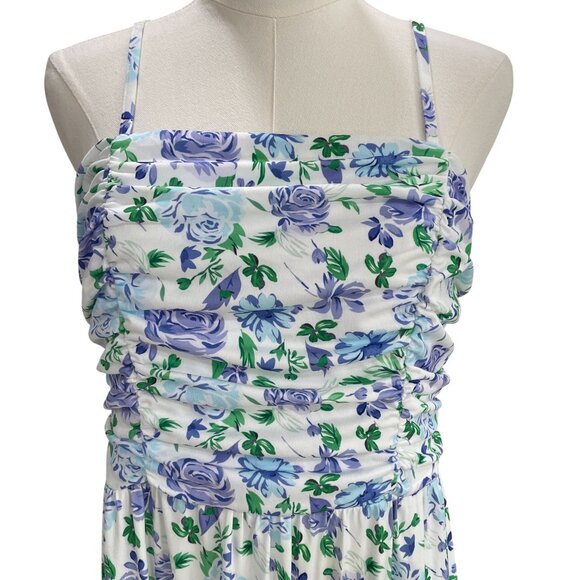 Grace Karin Floral Cottagecore Midi Dress Summer Vacation Coquette Romantic M - Picture 6 of 11